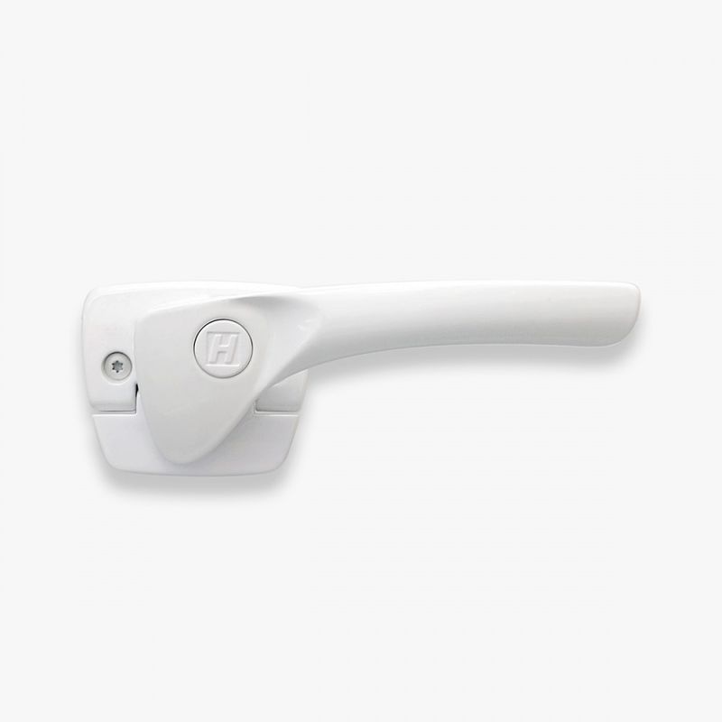 H-vinduet+ Togreps-vrider v2 m/klaff Hvit Venstre