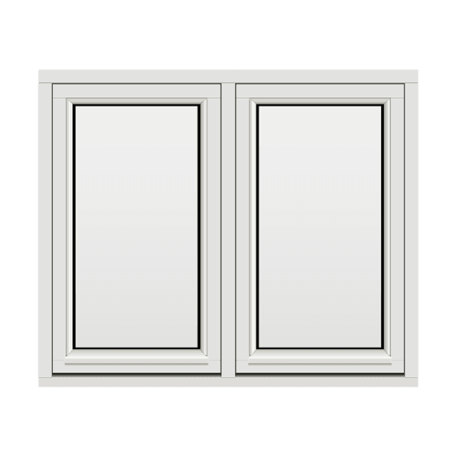 Hovedbilde H-vinduet sidesving 2 rams 120x100 (119x99)