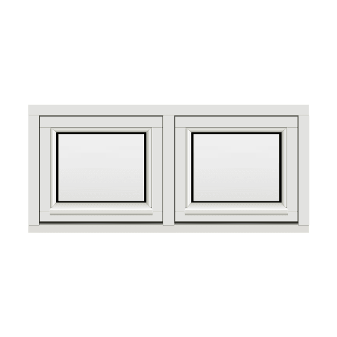 Hovedbilde H-vinduet sidesving 2 rams 110x50 (109x49)