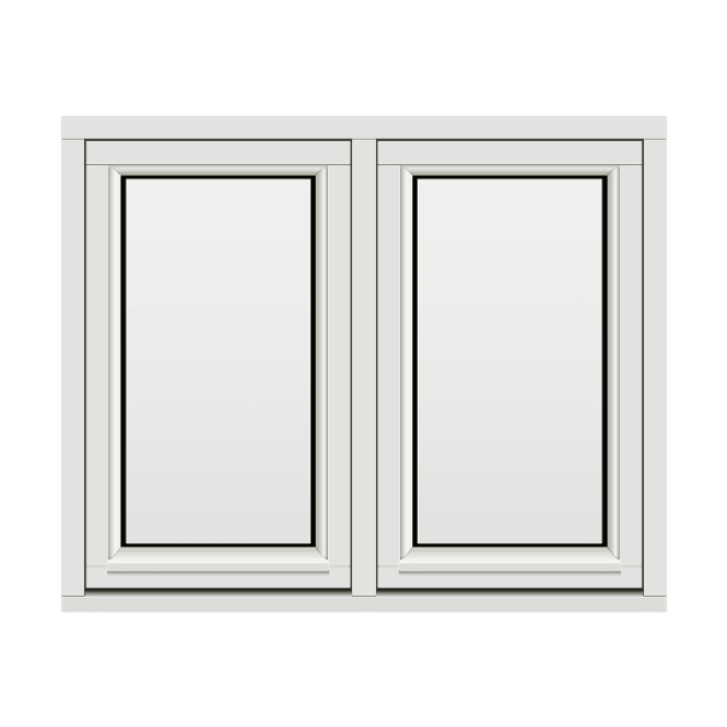 Hovedbilde H-vinduet sidesving 2 rams 110x90 (109x89)