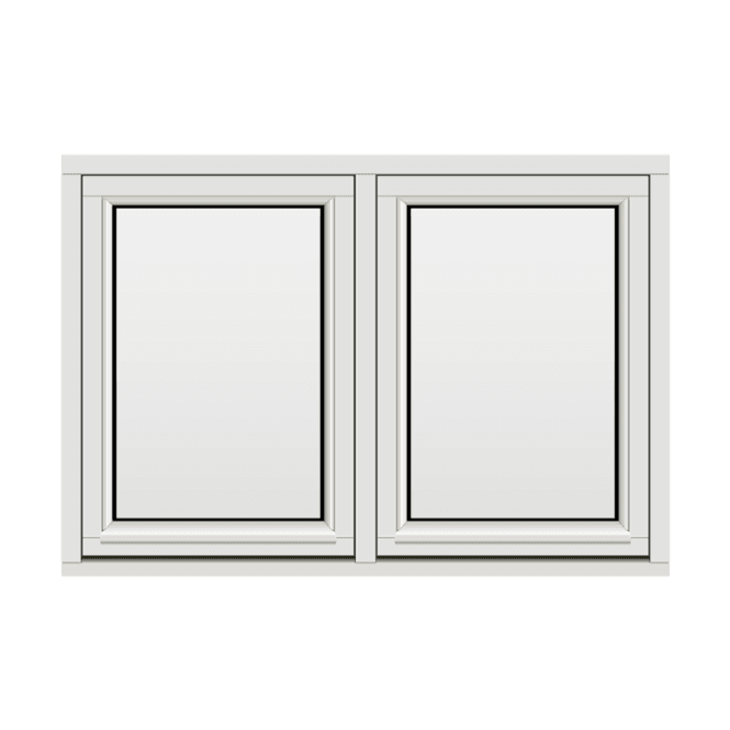 Hovedbilde H-vinduet sidesving 2 rams 130x90 (129x89)