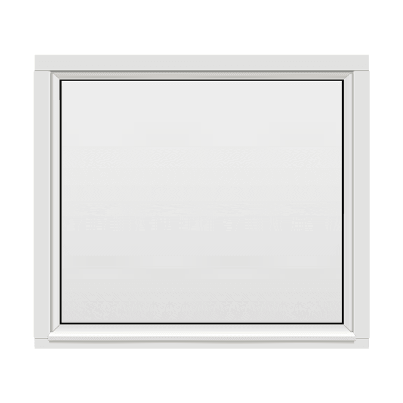 Fastkarm Vindu 80x70 (79x69)