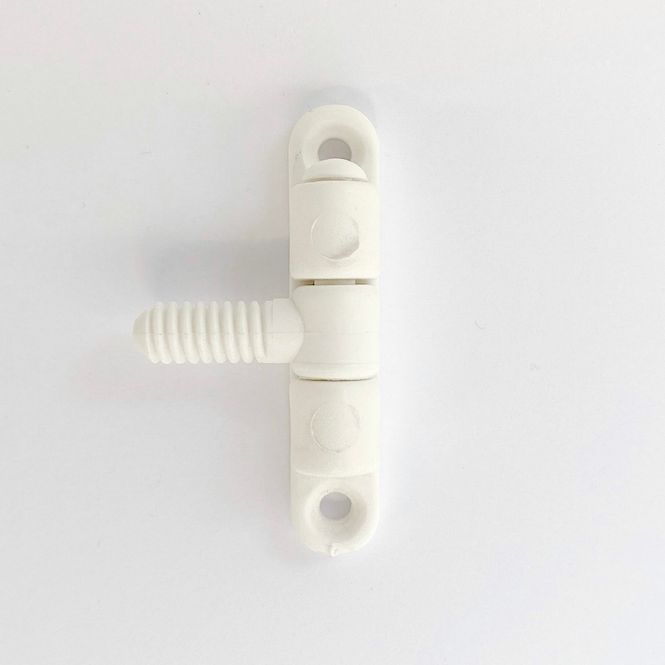 Hovedbilde Sprossehengsle Smal Hvit 4pk