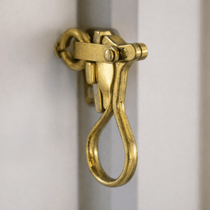 Hovedbilde Haspe m/sluttstykke Gulkrom